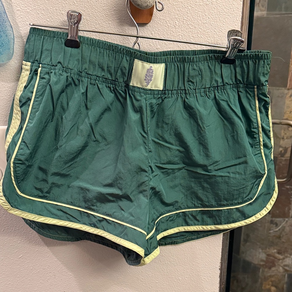 Free people movement varsity blues shorts